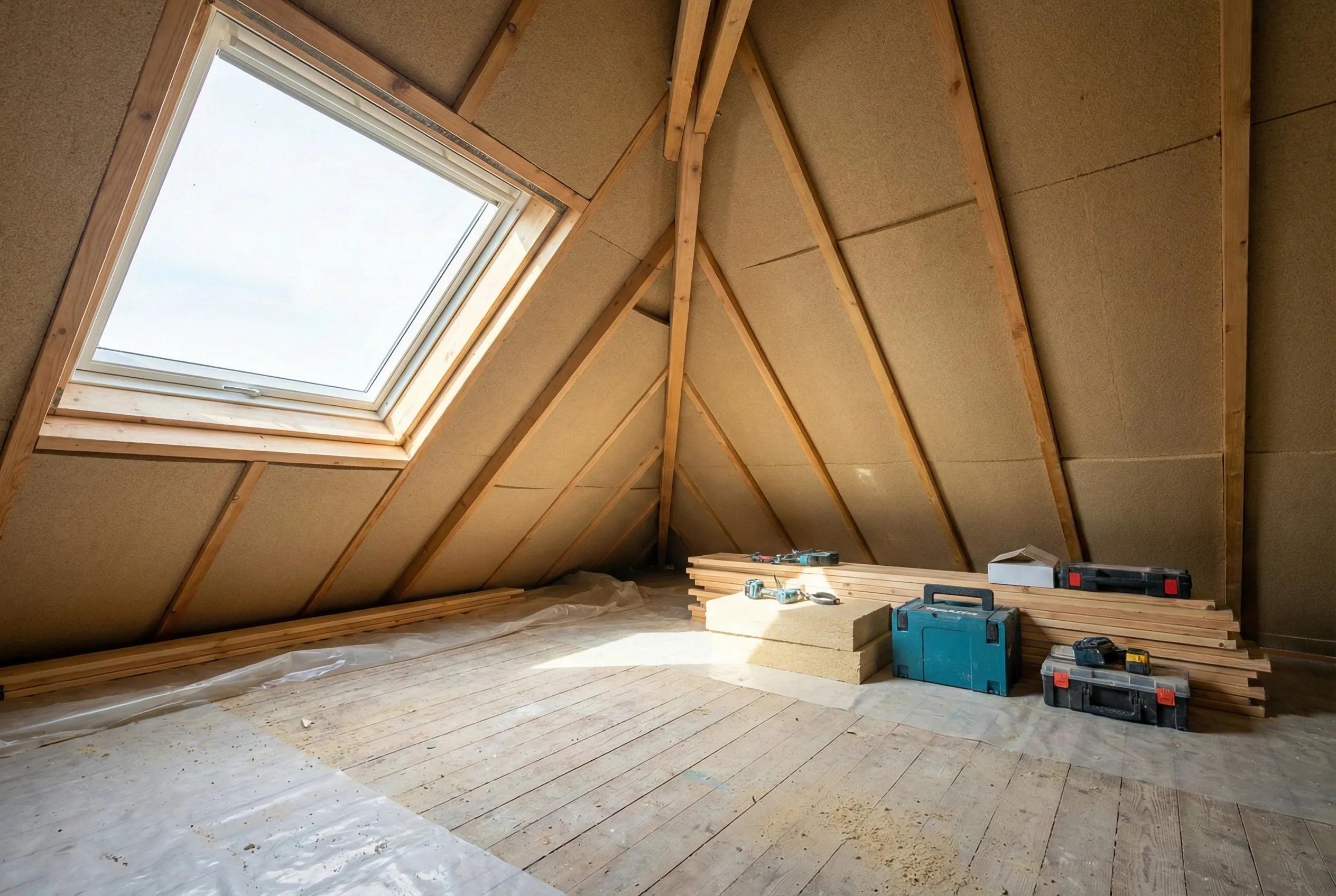 Isolation de combles à Pessac