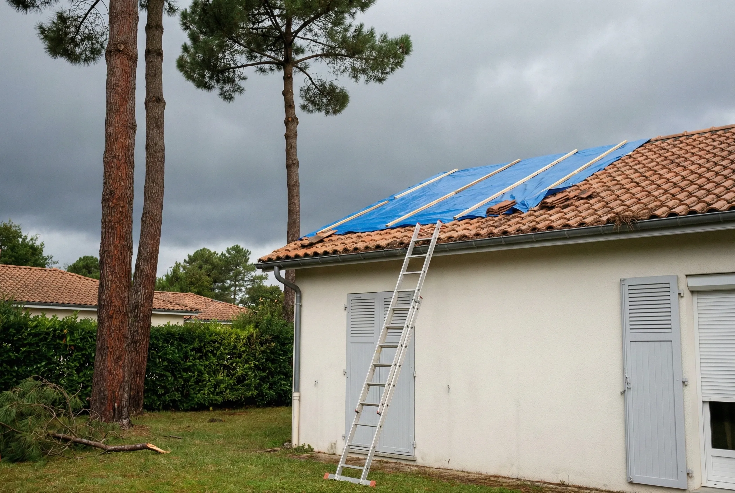 Urgences et dépannage toiture à Pessac